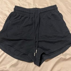 H&M Black Sweat Shorts